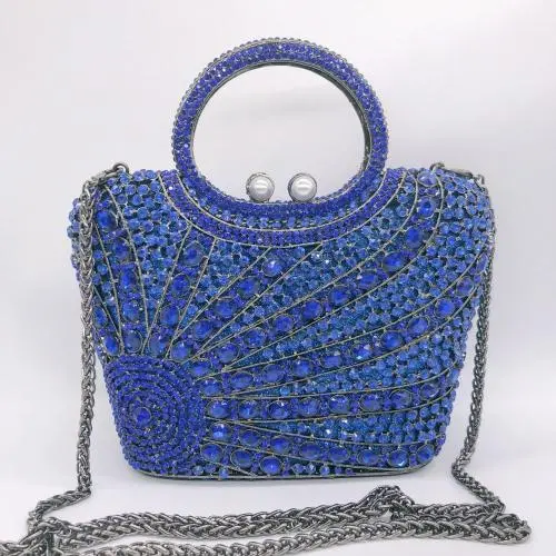 Hot selling Diamond Luxury Bags Gem Bag Magnetic Buckle Banquet Crystal Evening Clutch bag