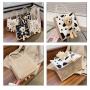 KBW582 Hot Sale Ladies Canvas Bag Handheld Linen Tote Bag Women Cotton Linen Shopping Bag Wholesale Logo