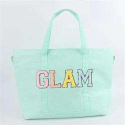 Large Capacity Waterproof Nylon Boutique Shopping Weekender Bag Woman Travel Beach Bags 2023 Tote Bags For Women