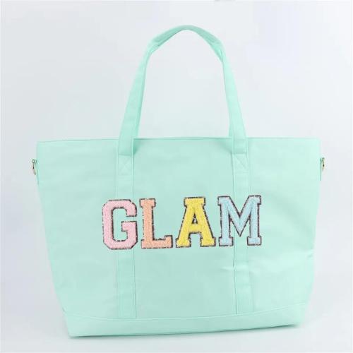 Large Capacity Waterproof Nylon Boutique Shopping Weekender Bag Woman Travel Beach Bags 2023 Tote Bags For Women