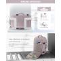 LOVEVOOK Custom Business Travel Expandable Computer Waterproof Anti Theft 15.6In Large Laptop Backpack Travelling bag with Cubes