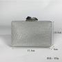 Solid color handbag small shoulder bag glitter clutch bag ladies purses and clutches fashion evening bags for woman