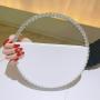 fashion women elegant big diamond round handle party bags ladies bling wedding purse girls crystal evening clutch purse bags