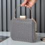 2023 European and American style lady Square banquet clutch bag Girl dancing party luxury evening bags