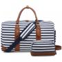 Sucipi Canvas Overnight Travel Bag for Women 2022 Large Carry on Duffel Bag With Shoe Compartment Men's Weekender Bags