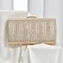 Fashion wrinkle elegant evening clutch bag evening bags 2024 chain shoulder crossbody bag for women