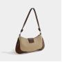 2024 Custom Canvas PU Leather Underarm Hobo Bag For Fashion Women Shoulder Purse