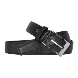 Factory direct leather men belt adjustable leather strap belt pin buckle belt for men