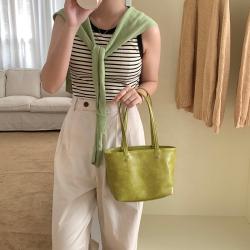 Wholesale Soft Pu Leather Handbag Women Pu Leather Tote Handbag High-capacity Shoulder Bag For Girls