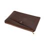 Custom business laptop bag genuine leather slim sleeve laptop case bag leather sleeve pouch bag