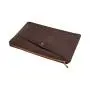 Custom business laptop bag genuine leather slim sleeve laptop case bag leather sleeve pouch bag