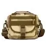 Unisex Small Polyester Zippered Hanging Bag Tactical Outdoor Camping Waist Tool Kit Accessory Pillow-Shaped Mobile Phone Bag