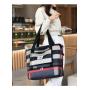 ZF184 New Leisure Travel Bag Outdoor Sports Large Capacity Shoulder Bag Extended Fashion Fitness Bag Oxford Cloth Wear-resistant