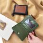 HR589 New Women's Wallet PU Leather Short Contrasting Colors Card Holder Women's Small Simple Lightweight Girl's Coin Purse