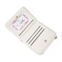 ZR618 Women's Short Wallet Fashion Girl Lovely Buckle Cross Wallet Horizontal Square Card Holder Handbag Coin Purse Zero Wallet