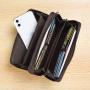 XL027 2024 Imported Classic Long Soft Leather Wallet Men New Version Leather Card Holder Wallet For Men Business Person Purse