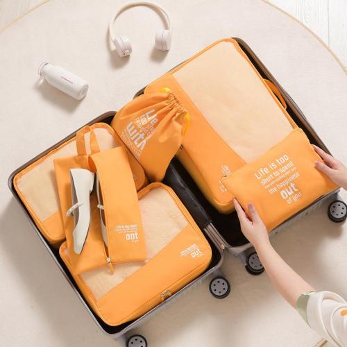 Custom Logo UK Waterproof Portable Clothes bag in suitcase Organizer Luggage Tote System Durable Travel Bags Packing Cubes Sets