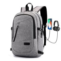 KBW669 Anti-theft Backpack Usb Charging Oxford Cloth Business Computer Bag Trolley Case Fixed with Password Lock Shoulder Bag