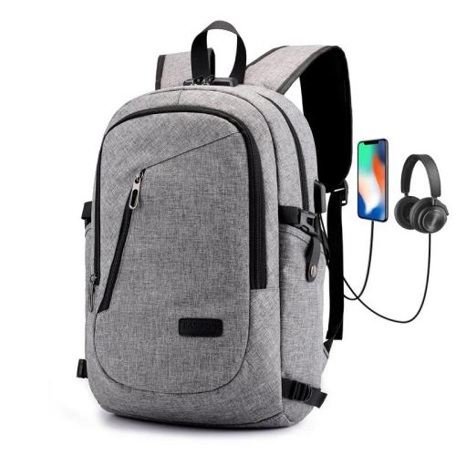 KBW669 Anti-theft Backpack Usb Charging Oxford Cloth Business Computer Bag Trolley Case Fixed with Password Lock Shoulder Bag