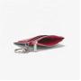 Customize luxury genuine leather zipper credit card holder wallet with keyring/keychain