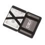CUIKCA Magic Wallet Money Clip Unisex PU Leather Simple Slim Elastic Wallet Purse Business ID Credit Card Holder Bank Card Cases