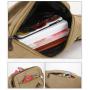 Men Unisex Canvas Waist Bag Cash Pouch Custom Logo Canvas Sports Fanny Pack Bum Bag
