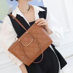 Genuine Leather Big Bag Women's High-Grade Real Cow Leather Shoulder Bag Wholesale large-Capacity Women Handbag Simple Tote Bag