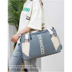 ZR658 Luggage Bag Printed Logo Sport Travel Outdoor Bag Sneaker Dry Wet Separation Waterproof Duffle Storage Bag Fitness Handbag