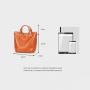 2024 Designer Inspired Fashion Women Genuine Leather Cross Bag Women'S Bucket Shoulder Crossbody Bags Bulk Ladies Handbag