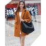 ZF360 New Fashion Women's Bags PU Leather Shoulder Handbag Vintage Handbag Women Minimalist Single Shoulder Large Bag Wing Bag