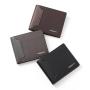 ZR408 New RFID Anti-theft Canvas Men's Wallet Trend Horizontal Short Card Bag Zipper Canvas Business Wallet Wholesale