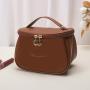 HR389 New PU Cosmetic Storage Bag Multifunctional Portable Handheld Bag Fashion Travel Organizing Portable Advanced Wash Bag