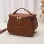 HR389 New PU Cosmetic Storage Bag Multifunctional Portable Handheld Bag Fashion Travel Organizing Portable Advanced Wash Bag