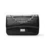 Sac Dame Bolsa Para Mujer Luxury Famous Brand Exotic Crocodile Leather Ladies Designers Handbags Chain Shoulder Bag For Women