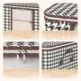 SN039 Foldable Clothes Organizer Storage Containers for Organizing Bedroom Closet Clothing Comforter Organization