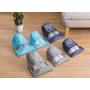 HR409 Hot Selling Dust Travel Shoe Storage Bag Transparent Visible Drawstring Strap Pocket Shoe Bag Nonwoven Home Organizing Bag