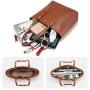 LOVEVOOK New Style 2pcs/set Fashion Handbags Ladies PU Leather Shoulder Bags Shopping Tote Satchel Purse Set for Women