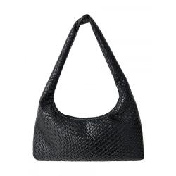 New Wholesale Women's Shoulder Bag Fashion Women's Wood Bead Beach Bag Leisure Bead Knitted Bag