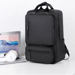 New Arrivals 15.6" Customizable Logo Notebook Backpack 600D Polyester Material Spacious Storage for Outdoor Travel from China