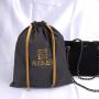 Luxury Custom Printed Suede Cloth Dust Drawstring Shopping Gift Bag Travel Clothes Handbag Packaging Suede Pouch
