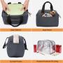 LOVEVOOK 2022 Reusable Cooler Tote Shoulder Bag Ladies Insulated Lunch Box for Office Work School Picnic Men Women Lunch Bags