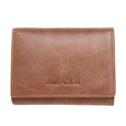 Rfid Genuine Cow Leather Wallet Leather For Men Card Pocket Money Clip Male Classic Purses Mens Wallet