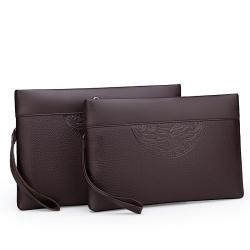 TBH-004 New Fashion Men Handbag Large Capacity Brand Leather Business Clutch Bags For Men Zipper Wallet Clutch Purse
