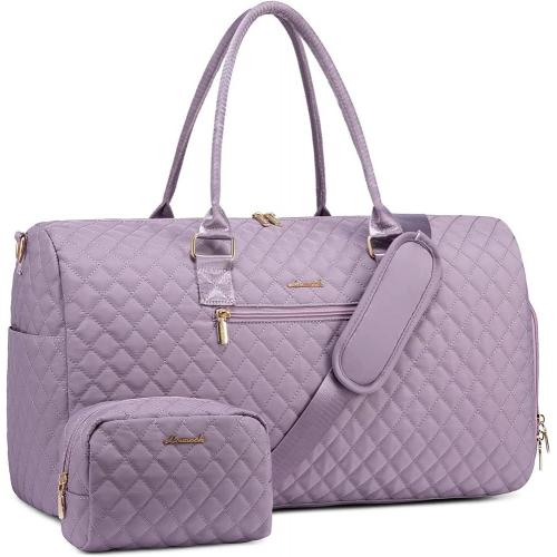 2022 LOVEVOOK factory wholesale large packing cubes bags 2pc luggage sets women duffel organizer bags with shoe weekender bags