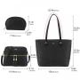 LOVEVOOK 3pc/set designer ladies handbags and purses shopping shoulder bag crossbody bag office travel luxury women tote bags