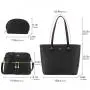 LOVEVOOK 3pc/set designer ladies handbags and purses shopping shoulder bag crossbody bag office travel luxury women tote bags