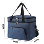 Adult Fitness Lunch Box Insulated Lunch Bag Large Cooler Tote Bag for Men Women Double Deck Cooler Bag