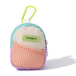 KBW602 Teenage Girl Pink Headphone Bag Coin Purse Portable Cosmetic Bag Pendant Storage Key Bag Personalized Mini Pouch