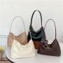 New Design Wholesale Fashionable plain Soft PU leather sling bag shoulder bags for women  with factory price