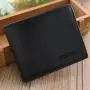 ZR193 Wallet Men's Short Style Three-fold Student Card Bag Soft Leather Youth Leisure Business Wallet Handbag